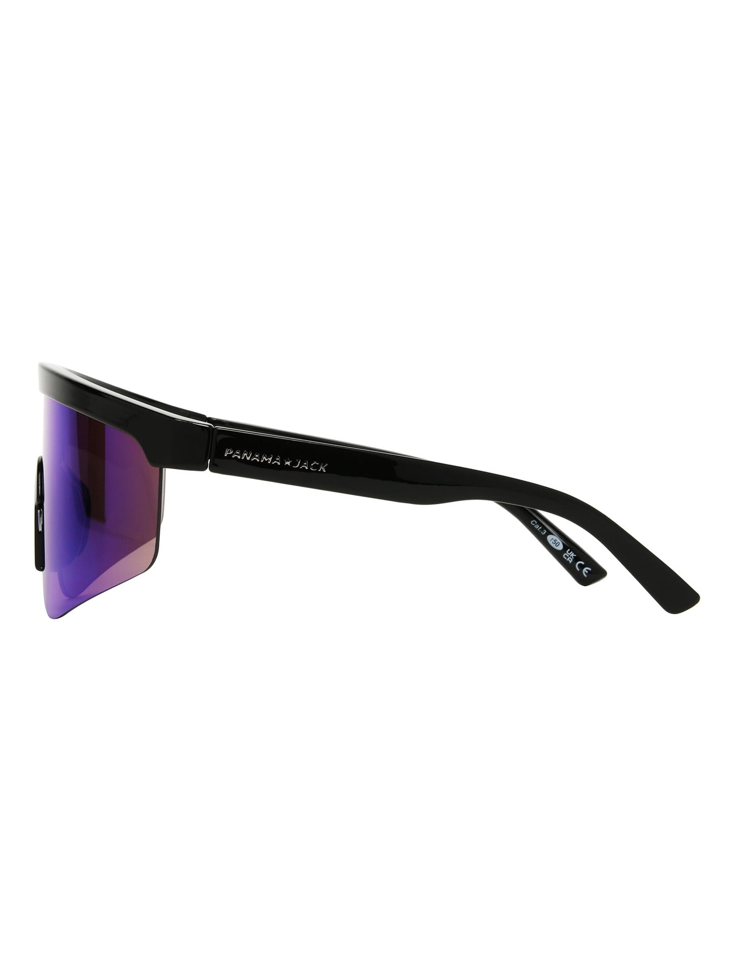 X Foster Grant Black Wraparound Men'S Sunglasses