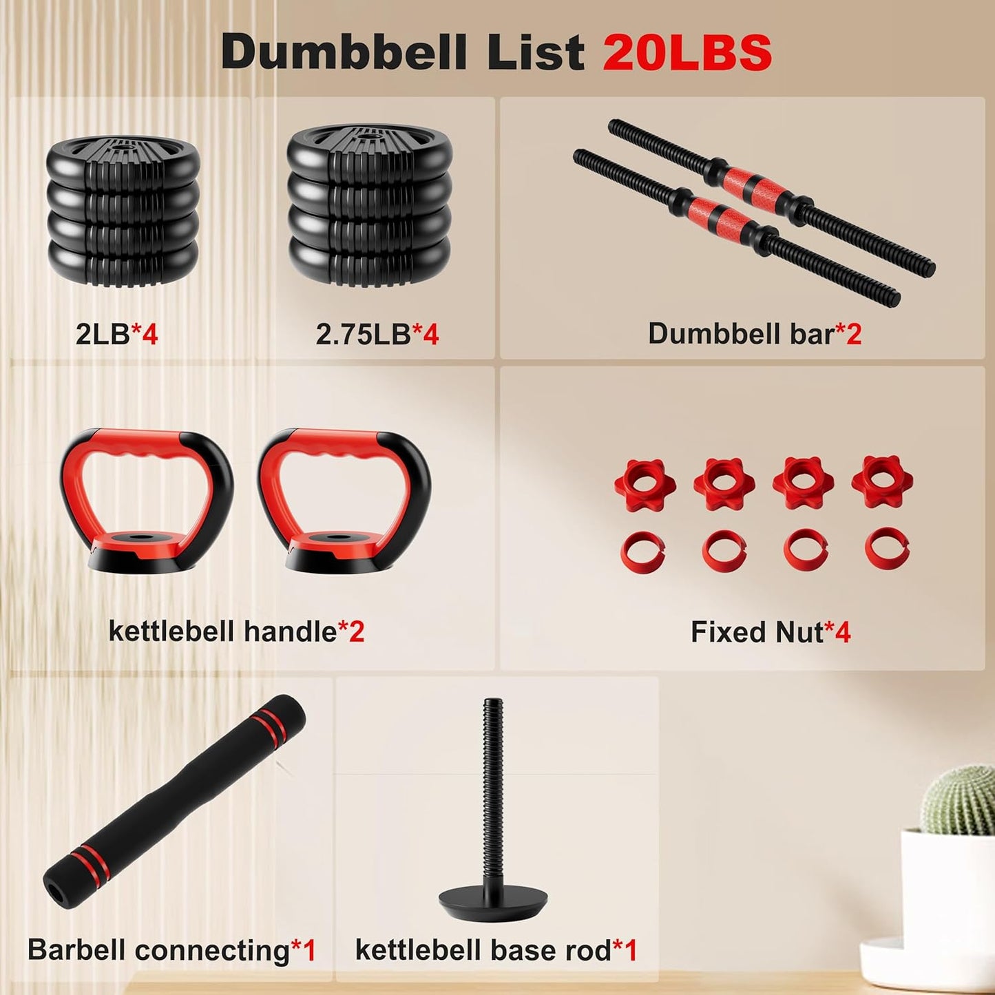 Adjustable Dumbbell Set
