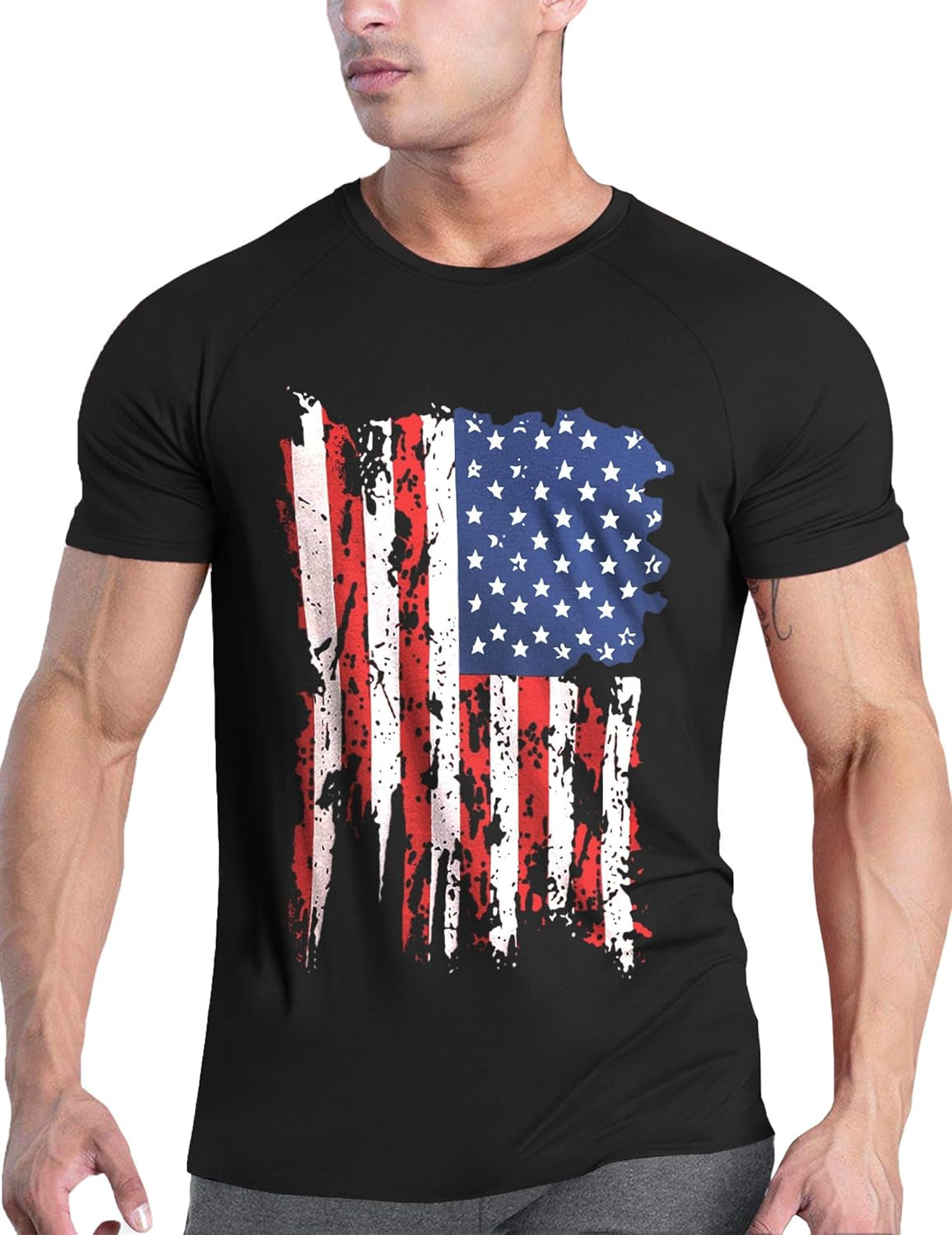 Men'S 3 Pack Workout T Shirts Short Sleeve Gym Bodybuilding Muscle Shirt Base Layer Fitness Tee Tops