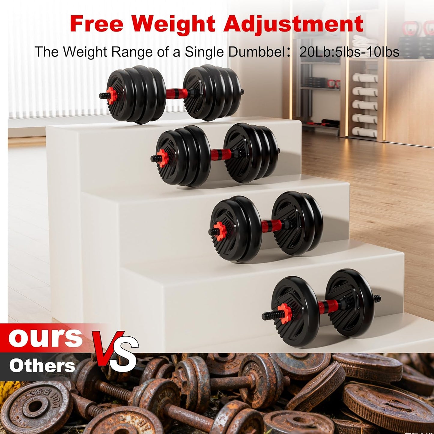Adjustable Dumbbell Set