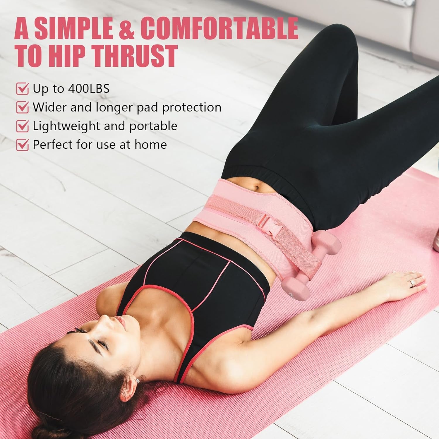 Dumbbell Hip Thrust Belt