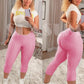 Women High Waisted Workout Yoga Pants Butt Lifting Scrunch Booty Leggings Tummy Control anti Cellulite Textured Tights