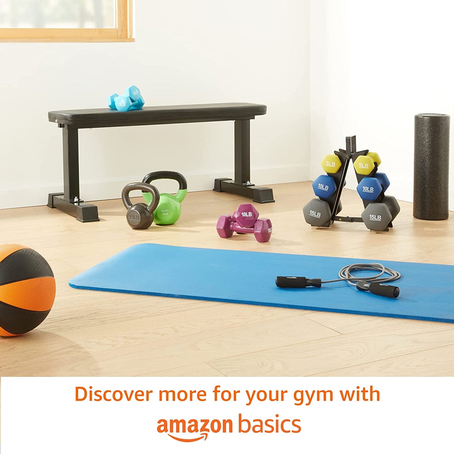 Neoprene Dumbbell Hand Weights for Exercise and Muscle Toning