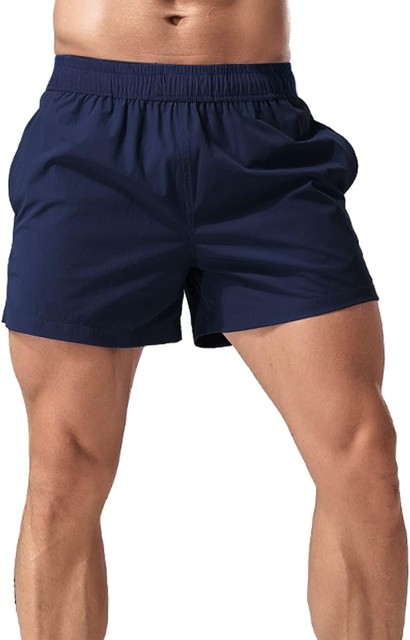 Men'S Running Shorts 5 Inch Lightweight Athletic Shorts Quick Dry with Breathable Mesh Backside