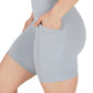 Womens High Waisted Biker Shorts with Side Pockets Workout Shorts 5”, 7”, 9”