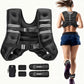 Weighted Vest,6Lb/8Lb/10Lb/12Lb/16Lb/20Lb/25Lb/30Lb Weight Vest with Reflective Stripe, Body Weight Vests for Women, Men, Weight Loss Workout, Strength Training, Running, Walking, Jogging