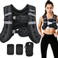 Weighted Vest,6Lb/8Lb/10Lb/12Lb/16Lb/20Lb/25Lb/30Lb Weight Vest with Reflective Stripe, Body Weight Vests for Women, Men, Weight Loss Workout, Strength Training, Running, Walking, Jogging