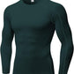 Men'S Compression Shirts Thermal Long Sleeve Athletic Workout Tops Gym Undershirts Sports Baselayers Running T Shirt for Men