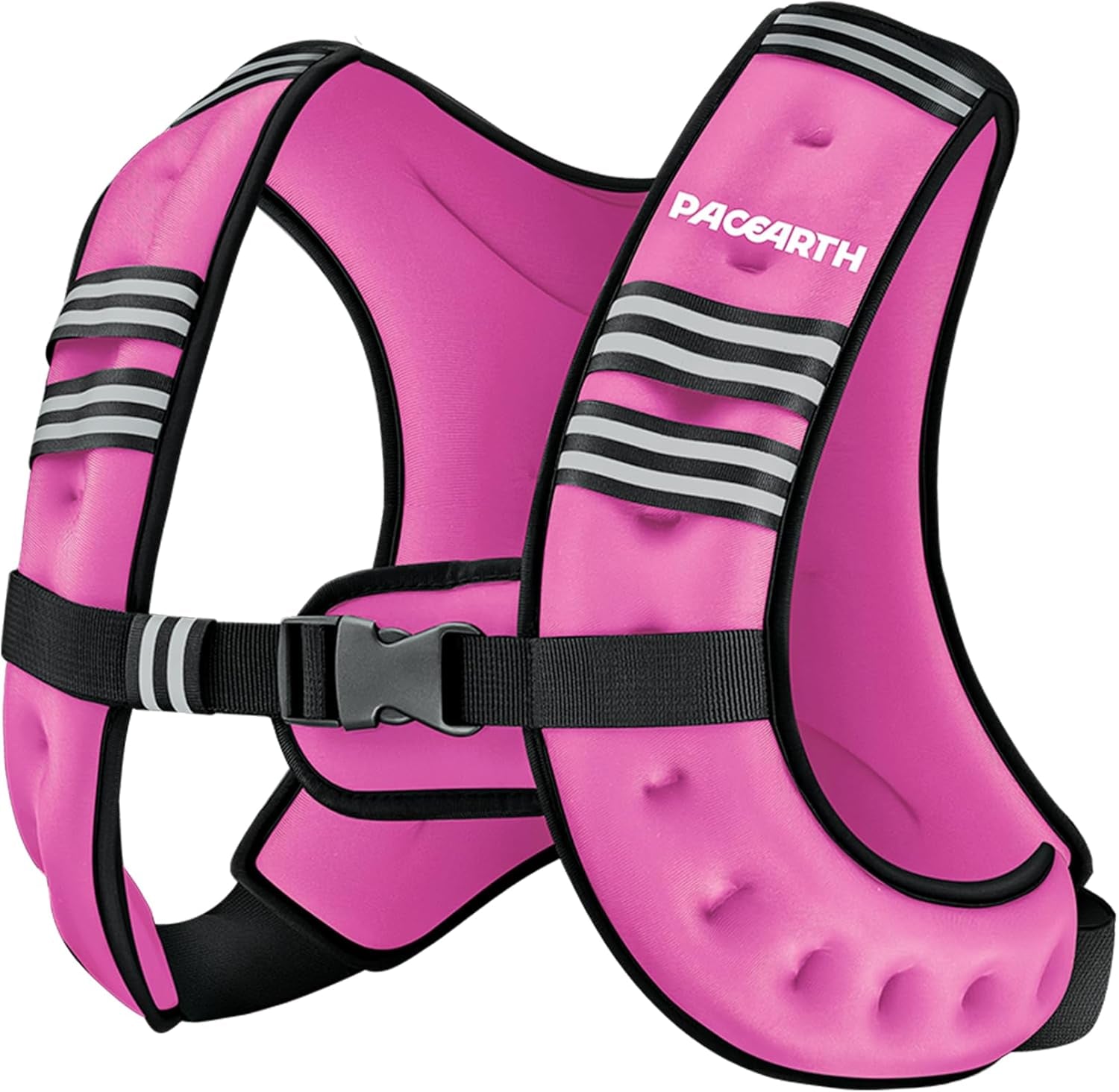 Weighted Vest,6Lb/8Lb/10Lb/12Lb/16Lb/20Lb/25Lb/30Lb Weight Vest with Reflective Stripe, Body Weight Vests for Women, Men, Weight Loss Workout, Strength Training, Running, Walking, Jogging