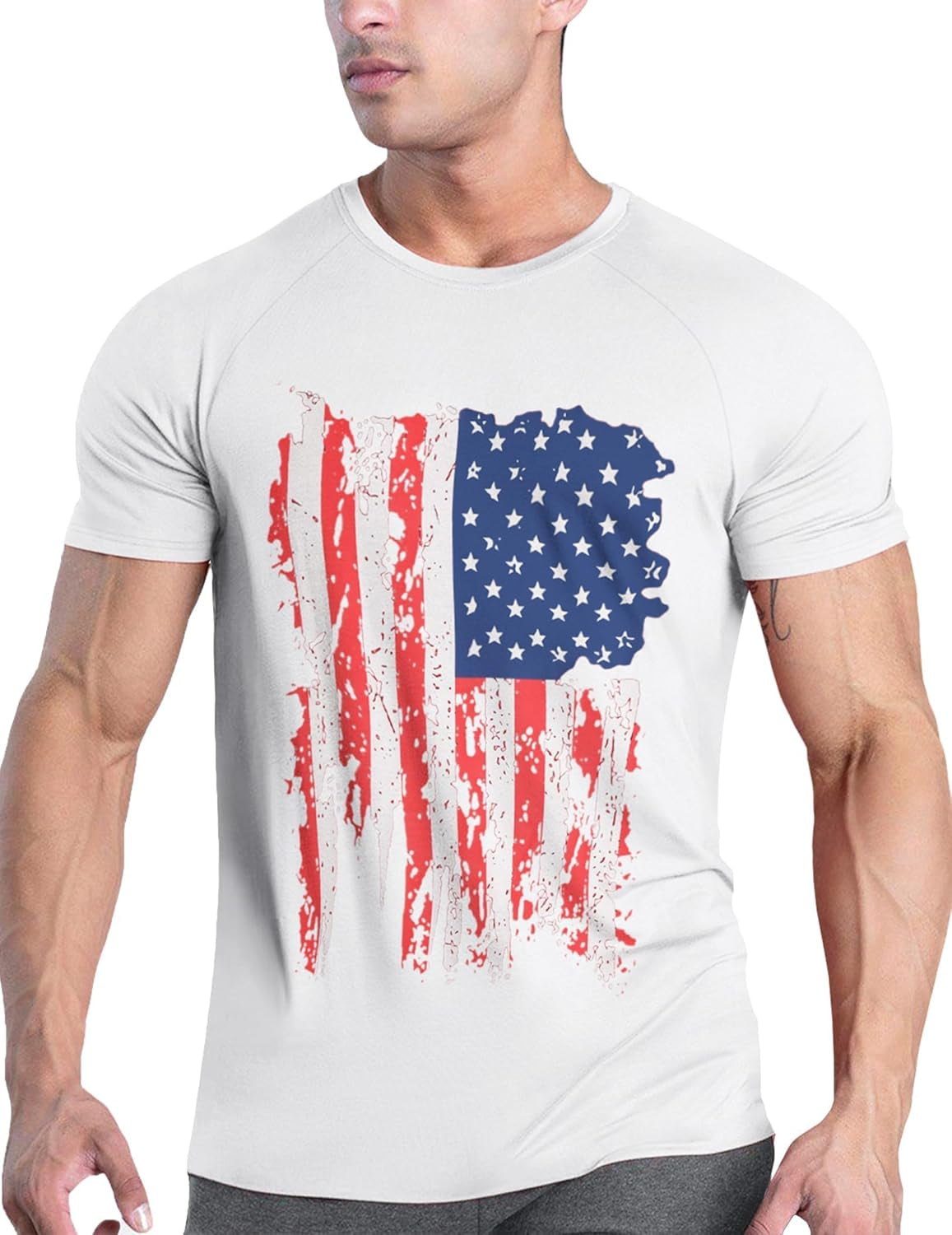 Men'S 3 Pack Workout T Shirts Short Sleeve Gym Bodybuilding Muscle Shirt Base Layer Fitness Tee Tops