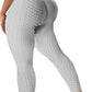 Women High Waisted Workout Yoga Pants Butt Lifting Scrunch Booty Leggings Tummy Control anti Cellulite Textured Tights