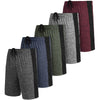 [5 Pack] Men’S Dry-Fit Active Athletic Shorts Basketball Running Workout Training Gym