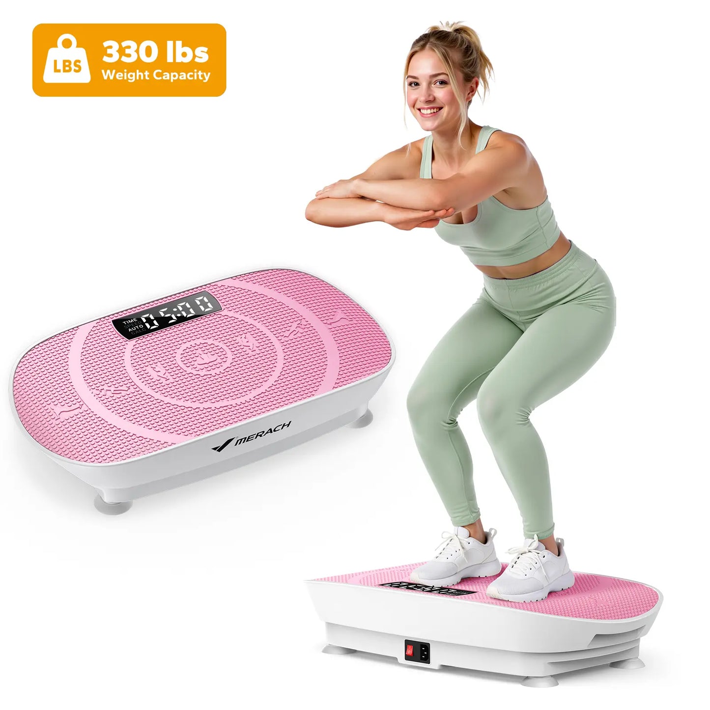 Merach Slim Vibration Plate Exercise Machine