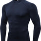 Men'S Compression Shirts Thermal Long Sleeve Athletic Workout Tops Gym Undershirts Sports Baselayers Running T Shirt for Men