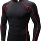 Men'S Compression Shirts Thermal Long Sleeve Athletic Workout Tops Gym Undershirts Sports Baselayers Running T Shirt for Men
