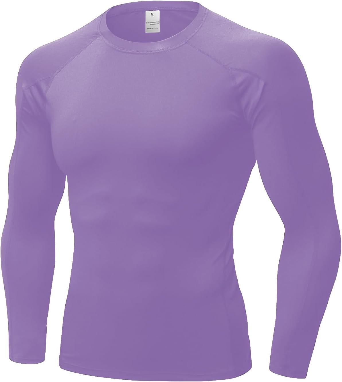 Men'S Compression Shirts Thermal Long Sleeve Athletic Workout Tops Gym Undershirts Sports Baselayers Running T Shirt for Men