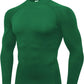 Men'S Compression Shirts Thermal Long Sleeve Athletic Workout Tops Gym Undershirts Sports Baselayers Running T Shirt for Men