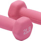 Neoprene Dumbbell Hand Weights for Exercise and Muscle Toning