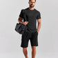 Men'S 3 Pack Workout T Shirts Short Sleeve Gym Bodybuilding Muscle Shirt Base Layer Fitness Tee Tops
