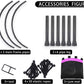 40"-48" Silent Mini Trampoline Fitness Trampoline Bungee Rebounder Jumping Cardio Trainer Workout for Adults-Max Limit 330Lbs