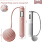 Skipping Ropes for Adults -Cordless Counter Jump Rope with Large Cordless Ball-Weighted Jump Rope for Women with LCD Display