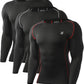 Compression Shirts for Men Long Sleeve Cool Dry Athletic Workout Tee Shirts Fishing Sun Shirts Sports Thermal Tights