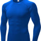 Men'S Compression Shirts Thermal Long Sleeve Athletic Workout Tops Gym Undershirts Sports Baselayers Running T Shirt for Men