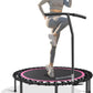 40"-48" Silent Mini Trampoline Fitness Trampoline Bungee Rebounder Jumping Cardio Trainer Workout for Adults-Max Limit 330Lbs