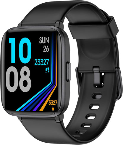 Fitness Tracker Watch with Heart Rate Monitor, Activity Tracker with Pedometer, Sleep Monitor, Calories & Step Counter, IP68 Waterproof Smart Watches for Women Men Fitness Watch for Sports