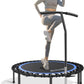 40"-48" Silent Mini Trampoline Fitness Trampoline Bungee Rebounder Jumping Cardio Trainer Workout for Adults-Max Limit 330Lbs