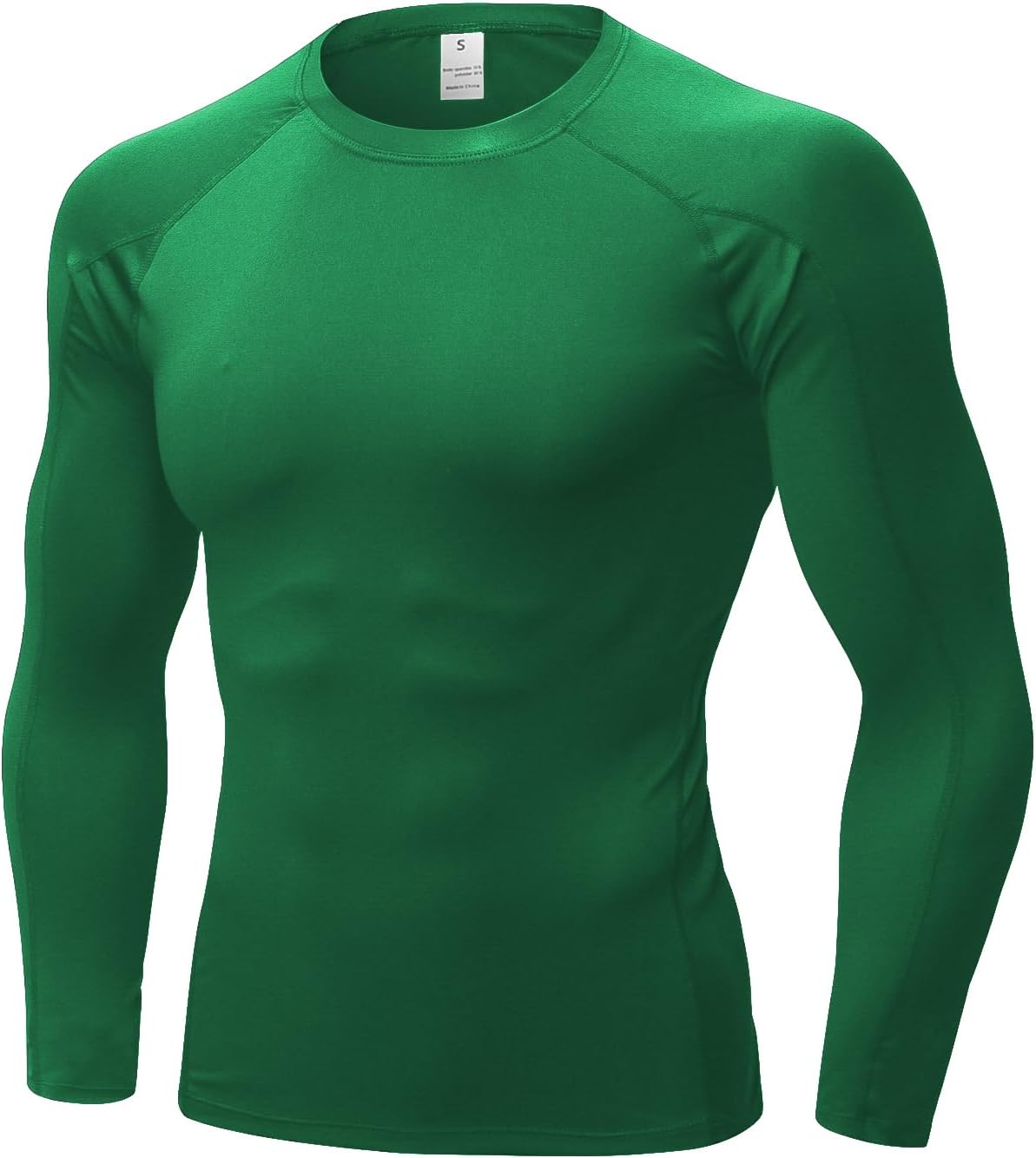 Men'S Compression Shirts Thermal Long Sleeve Athletic Workout Tops Gym Undershirts Sports Baselayers Running T Shirt for Men