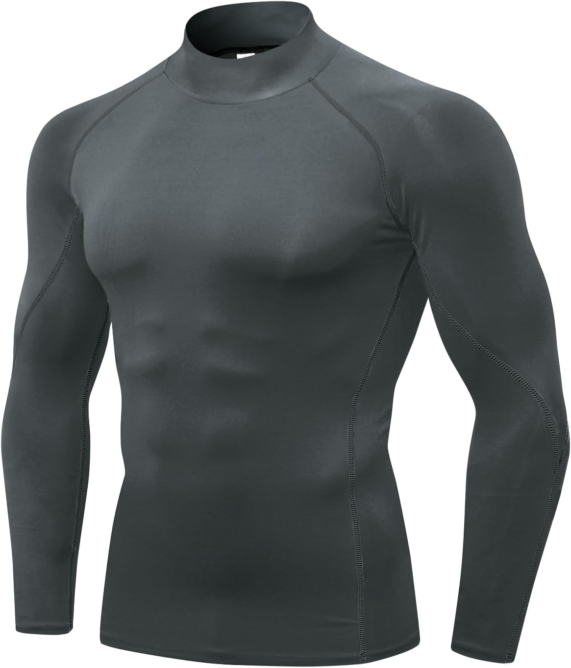 Men'S Compression Shirts Thermal Long Sleeve Athletic Workout Tops Gym Undershirts Sports Baselayers Running T Shirt for Men