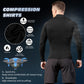 Men'S Compression Shirts Thermal Long Sleeve Athletic Workout Tops Gym Undershirts Sports Baselayers Running T Shirt for Men