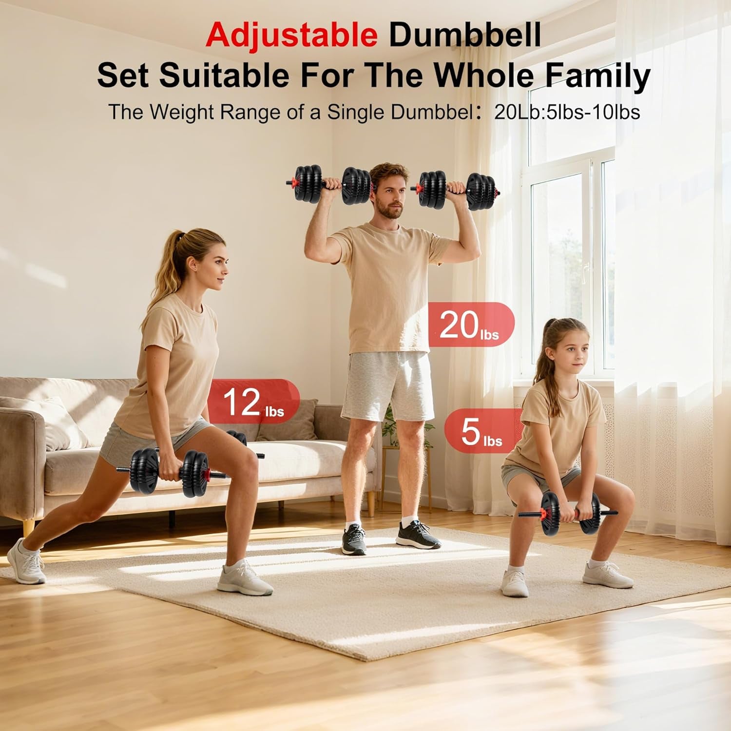 Adjustable Dumbbell Set