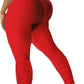 Women High Waisted Workout Yoga Pants Butt Lifting Scrunch Booty Leggings Tummy Control anti Cellulite Textured Tights