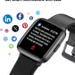 Fitness Tracker Watch with Heart Rate Monitor, Activity Tracker with Pedometer, Sleep Monitor, Calories & Step Counter, IP68 Waterproof Smart Watches for Women Men Fitness Watch for Sports