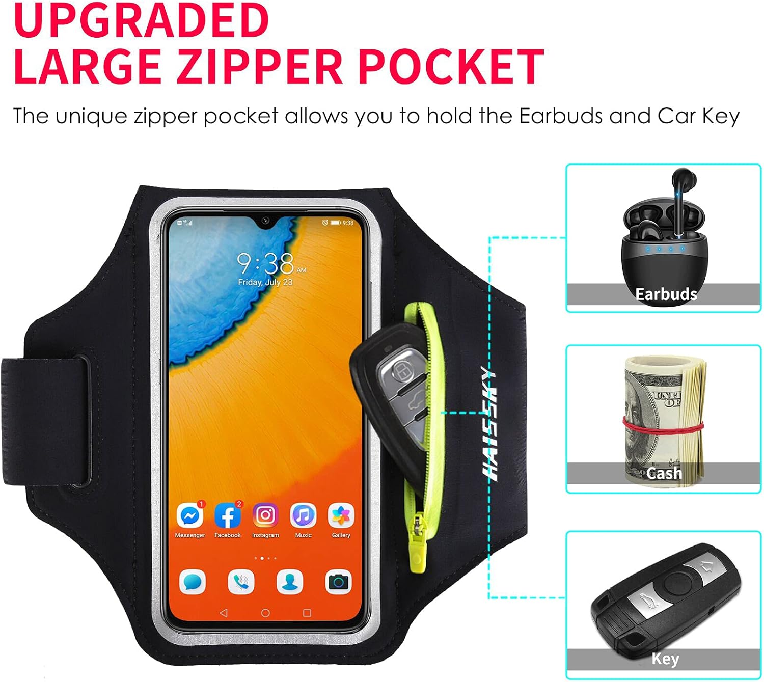 2 in 1 Running Phone Armband