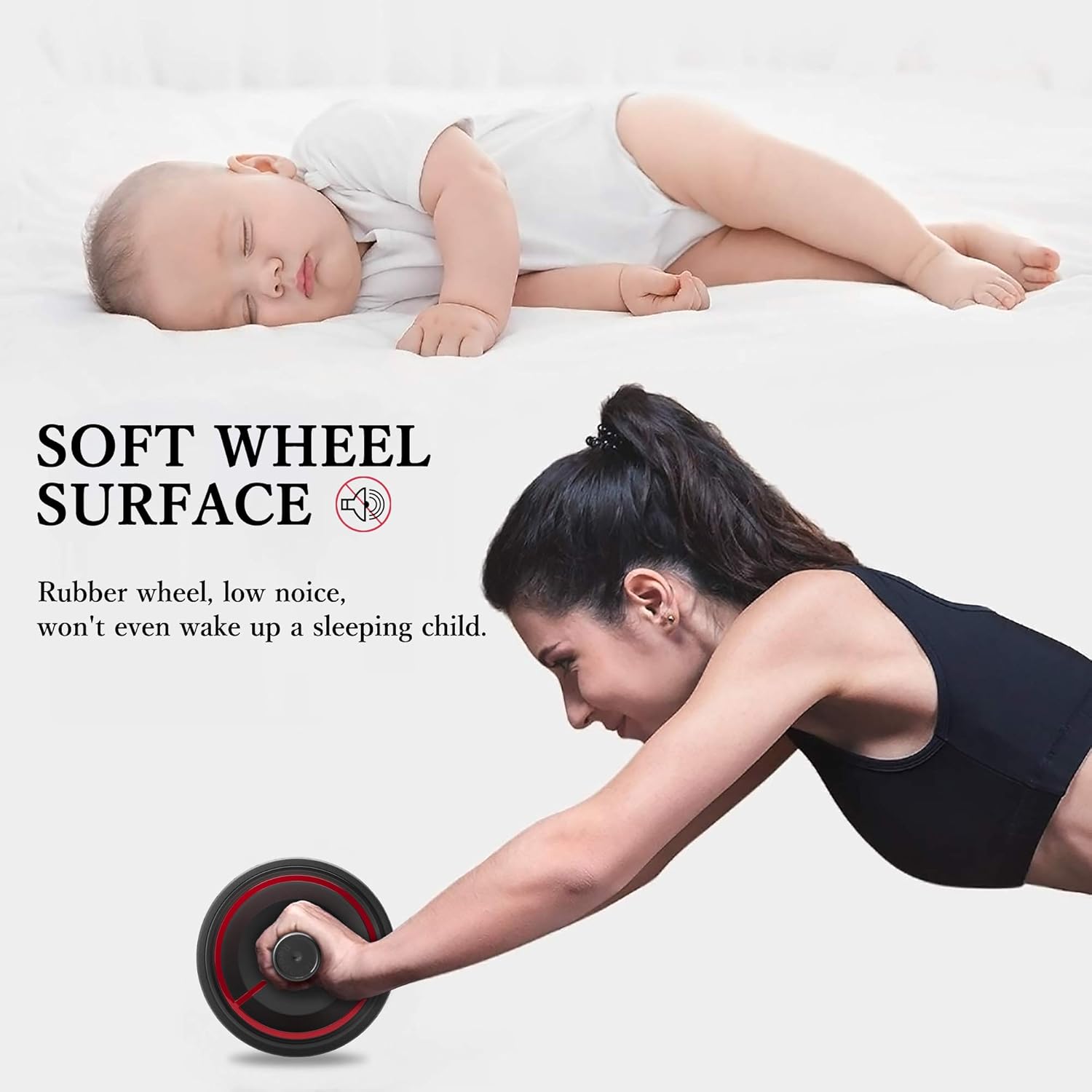 Ab Roller Wheel with Knee Pad
