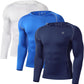 Compression Shirts for Men Long Sleeve Cool Dry Athletic Workout Tee Shirts Fishing Sun Shirts Sports Thermal Tights