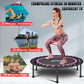 40"-48" Silent Mini Trampoline Fitness Trampoline Bungee Rebounder Jumping Cardio Trainer Workout for Adults-Max Limit 330Lbs