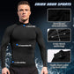 Men'S Compression Shirts Thermal Long Sleeve Athletic Workout Tops Gym Undershirts Sports Baselayers Running T Shirt for Men