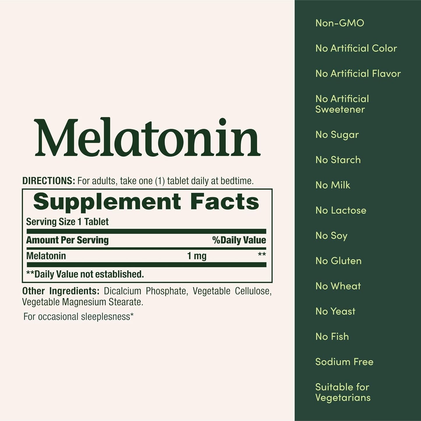 Melatonin, Sleep Aid (Low Dose)