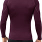 Men'S Compression Shirts Thermal Long Sleeve Athletic Workout Tops Gym Undershirts Sports Baselayers Running T Shirt for Men