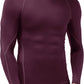 Men'S Compression Shirts Thermal Long Sleeve Athletic Workout Tops Gym Undershirts Sports Baselayers Running T Shirt for Men