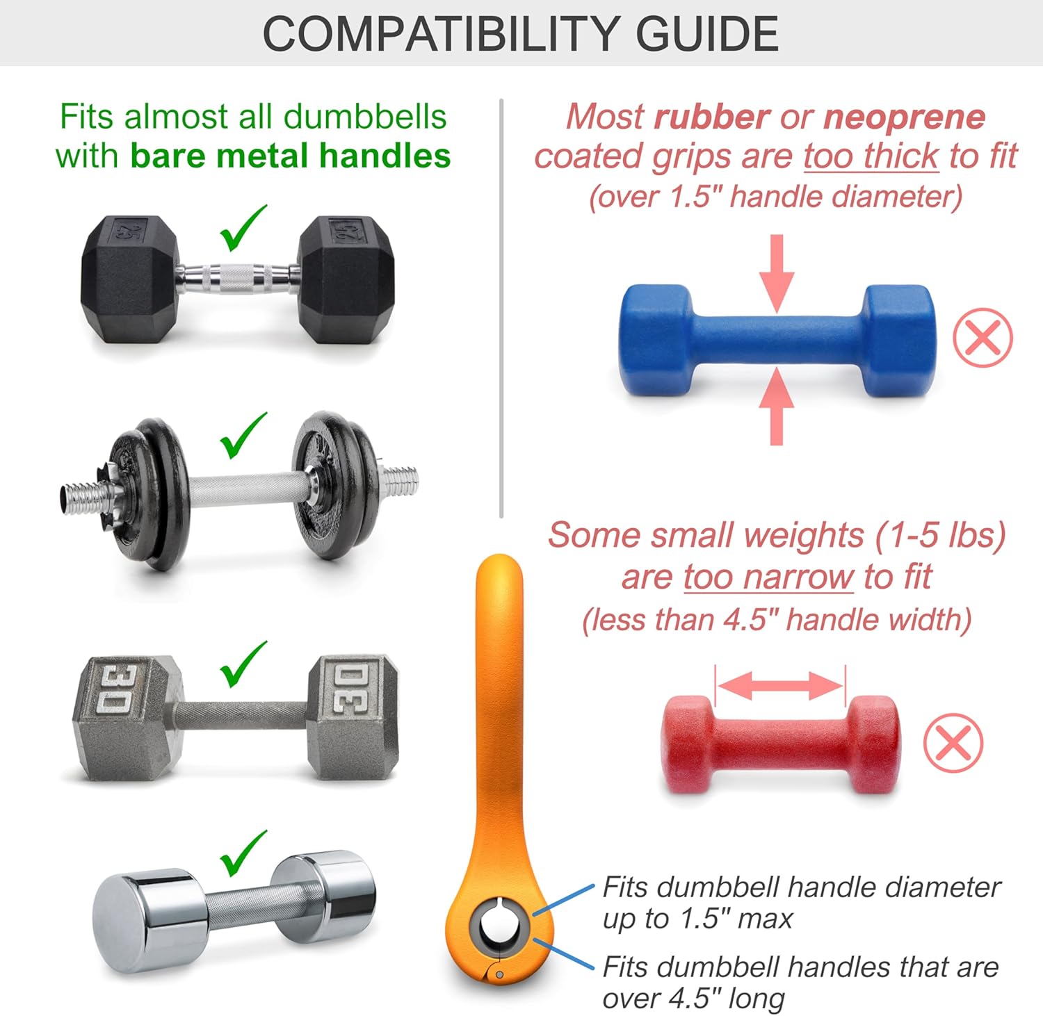 Dumbbell Grip Handle