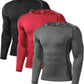 Compression Shirts for Men Long Sleeve Cool Dry Athletic Workout Tee Shirts Fishing Sun Shirts Sports Thermal Tights