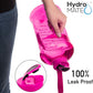 Hydromate Half Gallon Water Bottle with Times to Drink BPA Free Leak Proof Reusable Jug with Handle 64 Oz