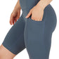 Womens High Waisted Biker Shorts with Side Pockets Workout Shorts 5”, 7”, 9”