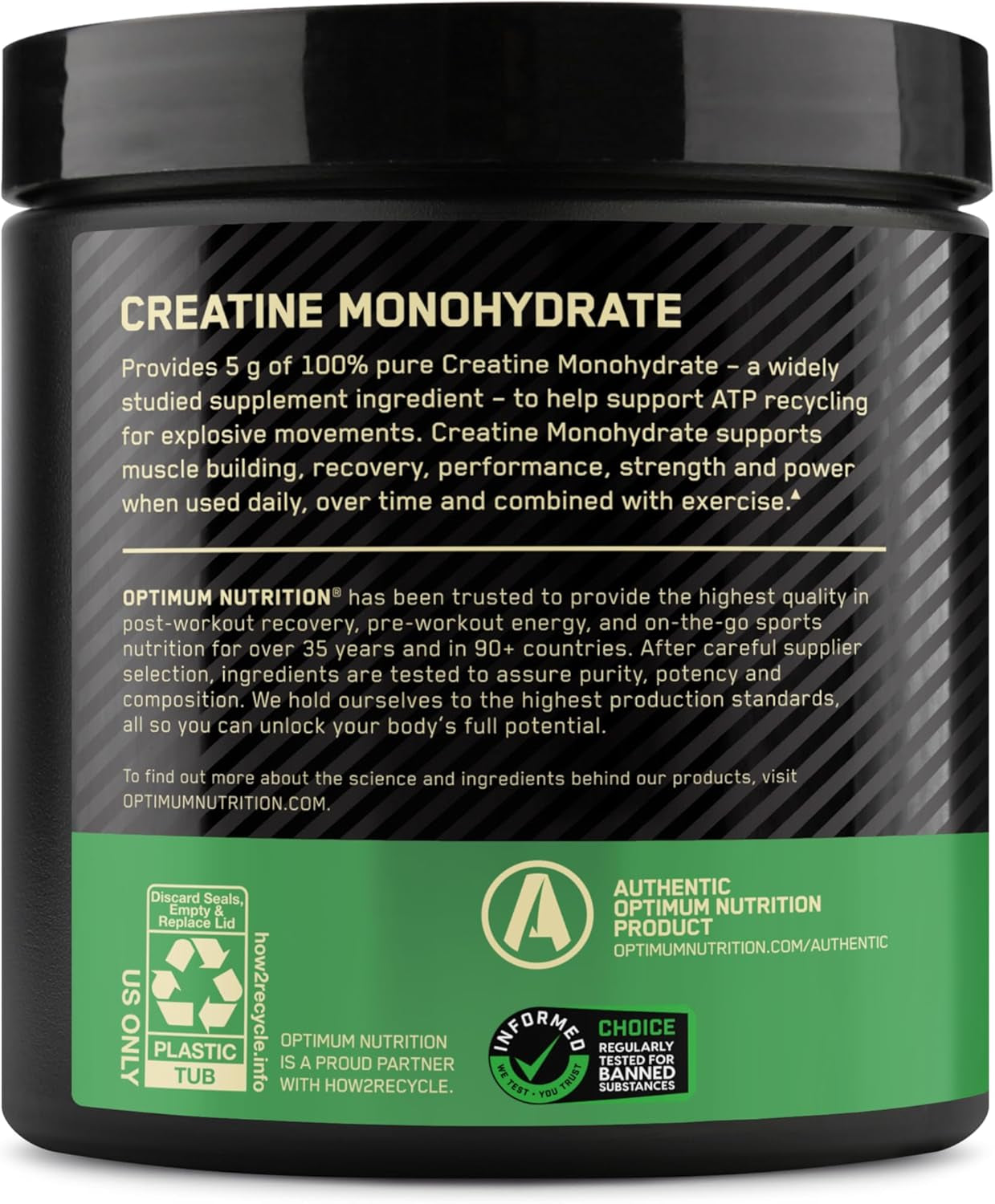 Micronized Creatine Monohydrate Powder, Unflavored, 60 Servings, 300 Grams (Packaging May Vary)