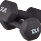 Neoprene Dumbbell Hand Weights for Exercise and Muscle Toning